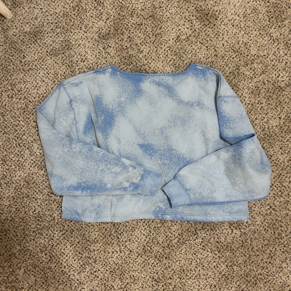 Patchwork Cropped Pullover - image 2